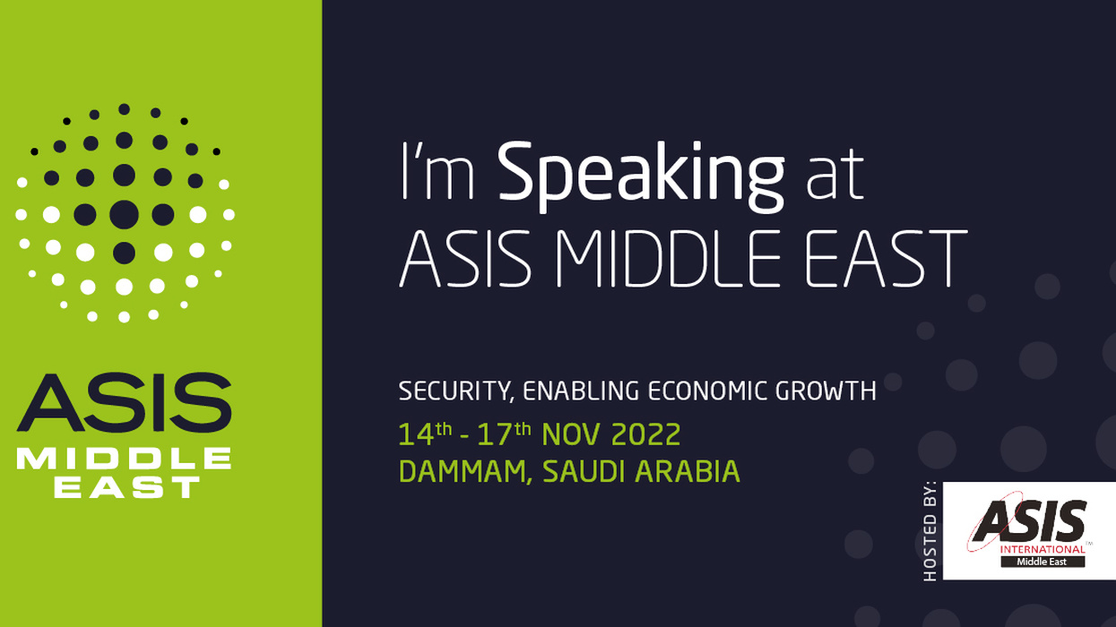 Managing Director to Speak at ASIS Middle East 2022 Conference