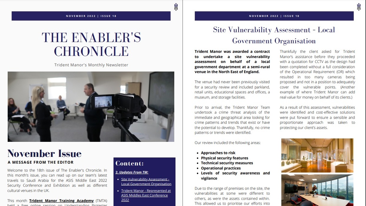 November Issue - The Enabler's Chronicle