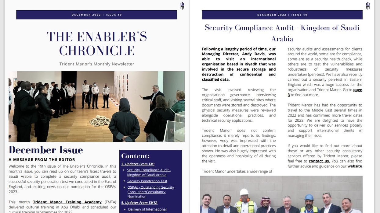 December Issue - The Enabler's Chronicle