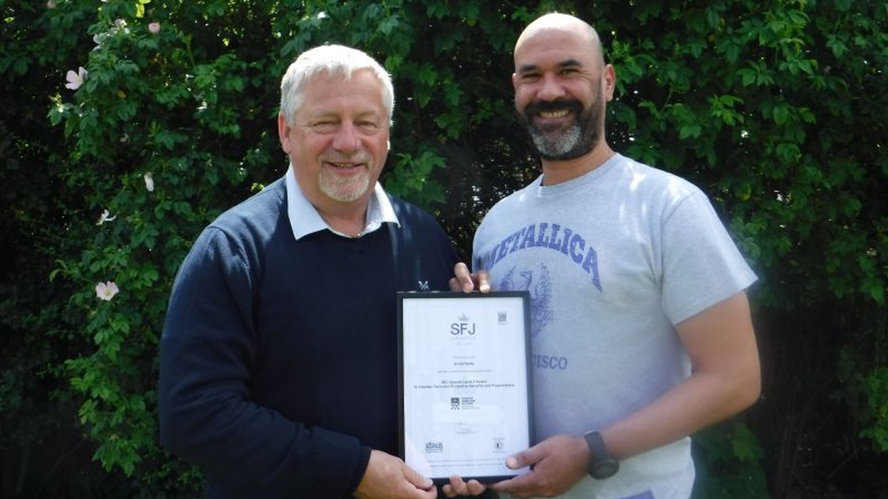 Delegate Receives Level 3 Counter Terrorism Protective Security and Preparedness Certificate
