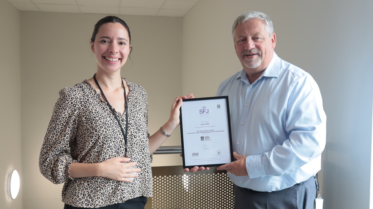 Trident Manor Member Receives Level 3 CTPSaP Certificate